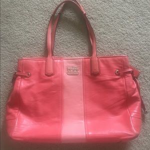 Coach Chelsea purse coral color